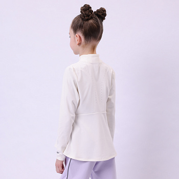 YWYU012-1 Professional Sports Knit Sports Coat Milk White
