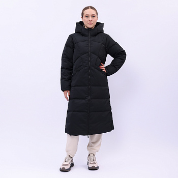 AYMU044-3 Длинный пуховик Urban Sports чёрный