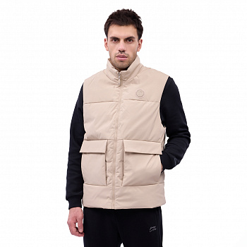 AMRV047-5 Жилет пуховый Sports Style бежевый